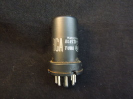 RCA radiotron metal vacuum tube 6SJ7 4-48 -TESTED - $9.89