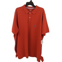 Lands End Traditional Fit Red Short Sleeve Polo Shirt Mens XXL 50-52 - £27.24 GBP