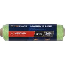 Tru-guard 642351 Twisted Nylon Mason Line Twine, Neon Yellow, #18 X 260&#39; - $343.13 MXN