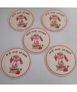 Let’s Have An ORGY Paper Mid Century Party Coasters Set of 5 MCM Vintage... - $26.39 CAD
