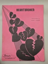 1955 Vintage Sheet Music-HEARTBROKEN-by Richard L. Wilkerson-NORDYKE-VTG - £15.69 GBP