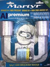 MerCruiser BRAVO 2 &amp; 3 Aluminum Anode Zinc KIT Salt Brackish water CMBRA... - £36.49 GBP