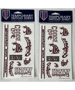 Washington State University Cougars Temporary Tattoo Sheet - $185.88 MXN