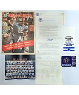 1981 Dallas Cowboys Fan Packet Team Photo , Stickers, Newspaper, Respons... - $9.89