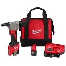 MILWAUKEE ELECTRIC TOOLS CORP 2550-22 M12 Rivet Tool Kit (2550-22) - $481.99