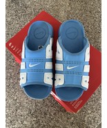 Nike Air More Uptempo ‘University Blue’ Slides FD9884-400 Men’s 12 Women... - $1,392.31 MXN