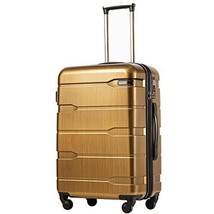 Coolife Luggage Expandable(only 28&quot;) Suitcase PC+ABS Spinner Built-In TSA lock - £106.31 GBP+