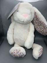 Kellytoy K. Luxe FLoral Cuddle Bunny W/Rattle Plush W/Crinkle Ears NWT - £11.98 GBP