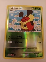 Pokemon 2009 Platinum Kricketot Reverse Holo 78/127 Single Trading Card NM - $29.99