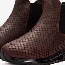 The Panther Burgundy Leather Men Chelsea Boot image 3