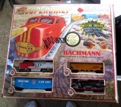 Bachmann HO Superchief Train Set Locomotive Santa Fe lighted Engine EZ Track - £74.73 GBP