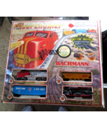 Bachmann HO Superchief Train Set Locomotive Santa Fe lighted Engine EZ T... - $93.49