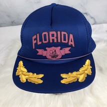 Florida  Classic Designer Pro Mesh Snapback Hat Cap Blue - $18.65