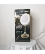 Ovente Bathroom Tabletop Personal Mirror with LED Light New - $19.00