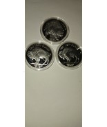 3 2015 SILVER PROOF BUFFALO DOLLARS fr SHIPPING  - $951.78 MXN