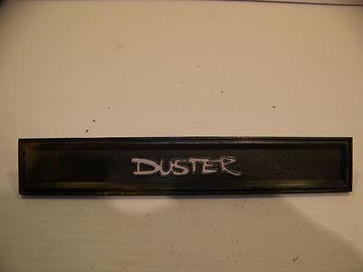 1970 1971 1972 PLYMOUTH DUSTER DOOR PANEL EMBLEM #3499375 OEM  - $45.00 1970 1971 1972 PLYMOUTH DUSTER DOOR PANEL EMBLEM #3499375 OEM  - $45.00