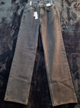 Topshop Jeans Womens Size 6  Gray Denim Cotton Pockets Straight Leg Flat Front - £19.76 GBP