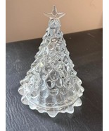 Vintage Art Heavy Glass Christmas Tree 7&quot;  - $535.55 MXN