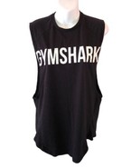 Gymshark Tank Top Muscle Mens Small Black Gym Shark - £13.19 GBP