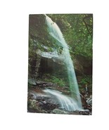 Postcard Rainbow Falls Great Smoky Mountains National Park Tennessee Chrome - $5.74