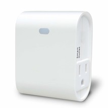 Z-Wave Smart On/Off Light And Appliance Plug, Dual Outlet Plug-In, 1, Wink. - £36.17 GBP