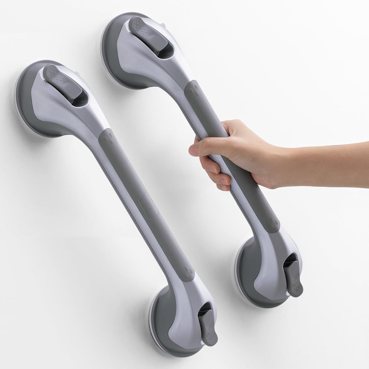 Grab Bars For Bathtubs And Showers 2 Pack Shower Handle, Heavy Duty, Silver - $55.98