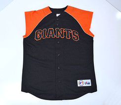 San Francisco SF Giants Sleeveless Jersey Sz M Majestic MLB Genuine Merchandise - $37.40