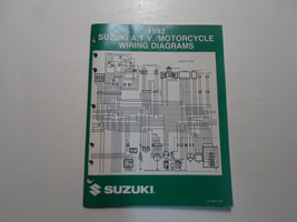 1992 Suzuki Motorcycle A.T.V. N Models Wiring Diagrams Manual MINOR STAI... - $24.95