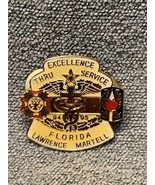 NEW VFW Florida Excellence Through Service 94 95 Pin KG JD Veterans Fore... - $16.38 CAD