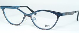 Ogi Evolution 4318 1765 Peacock Melange Eyeglasses Glasses Frame 54-16-145 Notes - £62.02 GBP