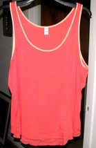 Bright Coral Sleeveless Shell Top Size Xxl Old Navy - £7.85 GBP