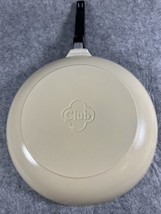 Rare Vintage Club Aluminum Almond Frying Pan With Lid Non-Stick 10” - £28.24 GBP