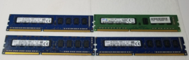 Desktop 16GB 4x4GB DDR3 PC3L 12800E Desktop RAM Modules Samsung Hynix Mix - £9.19 GBP