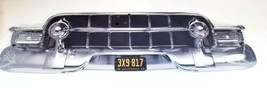 26&quot; HUGE Cadilac Chevy car Bel Air caddy Grill Front End USA STEEL Sign Vtg - £54.81 GBP