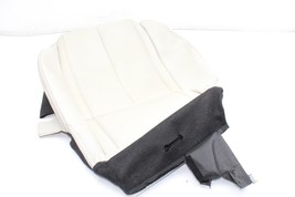 17-20 INFINITI Q60 FRONT RIGHT PASSENGER SEAT LOWER COVER CUSHION WHITE E4025 image 3