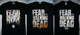 Fear The Walking Dead Logo FTWD Tv Show T-Shirt S Small - £3.14 GBP