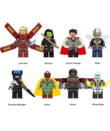 Iron Man Mk 50 Gamora Falcon Wasp Vision Dr Strange MCU Minifigures Set Toy - $5.49+