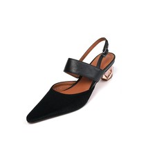 Retro Style Women Vintage Pumps Lady Slip On Summer Sandals Strange Heel Spring  - £90.47 GBP