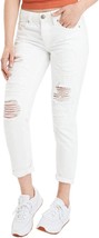 American Eagle Womens 1827132 Tomgirl Jeans, Rip &amp; Repair White, 4 XS  6420-7 - £19.04 GBP