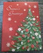 Trimmerry Gift Card Boxes Season&#39;s Greetings Christmas Tree New - £11.77 GBP