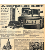 1969 Stereopticon Projector 1901 Repro Advertisement Sears McKinley Shot... - €21,39 EUR