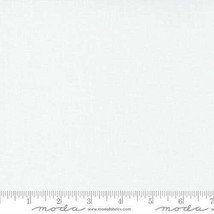 Moda Bella Solids Bleached White Pfd 9900 97 Cotton Quilt Fabric By The Yard - £6.23 GBP