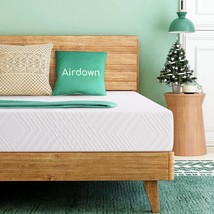 Airdown Twin Mattress, 6 Inch Memory Foam Mattress For Kids,, Us Certified,White - £140.36 GBP