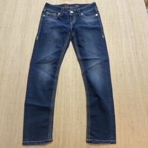 SEVEN 7 Low Rise Medium Wash Distressed Blue Denim Skinny Jeans Women&#39;s ... - $23.67 CAD