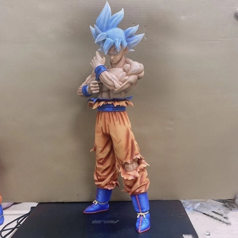 Dragon Ball Anime Figure Super Son Goku Figure Double-Headed Migatte No Gokui - $207.09