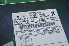 Nissan Altima GPS CD AUX NAVI Bose Stereo Radio Receiver Cd Player 25915-JA00B image 4