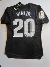 Vini Jr. #20 Real Madrid Yamamoto Match Black 4th Fourth Soccer Jersey 2021-2022 - $80.00