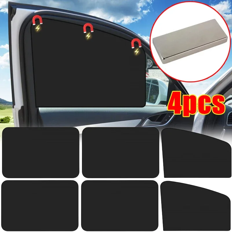 Car Strong Magnet Adsorption Window Cover Sunshade Blackout Heat Insulation Car - £10.18 GBP+