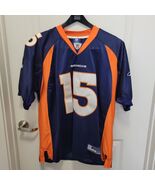 Reebok On Field Tim Tebow #15 Denver Broncos NFL Stitched BLUE Jersey Me... - $737.24 MXN