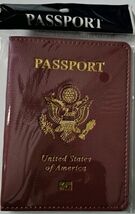 Stylist Burgundy Passport Covers for the United States Passport Size - $9.89